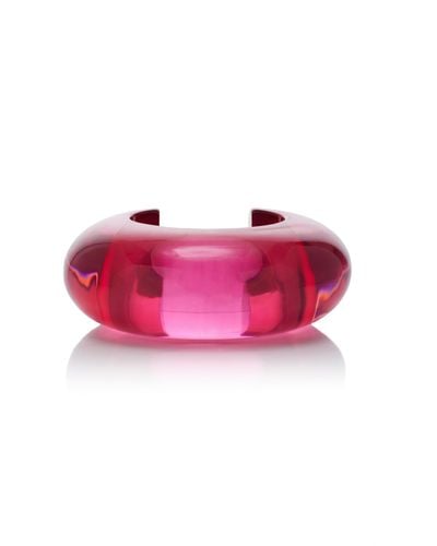 Lizzie Fortunato Arc Acrylic Cuff - Pink
