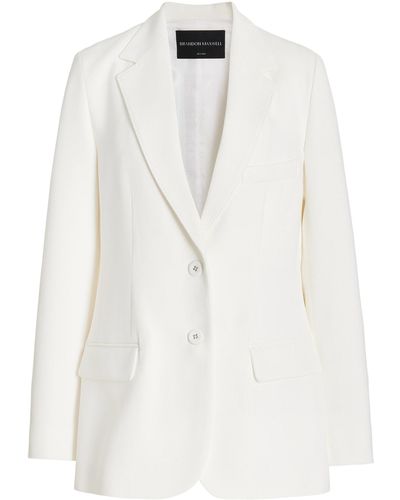 Brandon Maxwell The Campbell Blazer Jacket - White