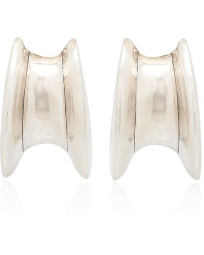 Bottega Veneta Sterling Silver Earrings - Natural