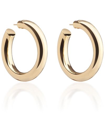 Jennifer Fisher Baby Jamma 14k Gold-plated Hoop Earrings - Metallic