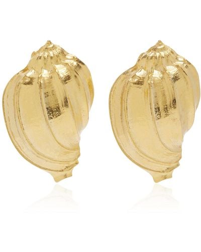 Ben-Amun Exclusive 24k Gold-plated Shell Earrings - Metallic