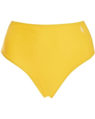 Sporty & Rich Brigitte Bikini Bottom - Yellow