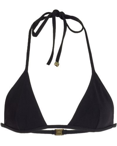 ÉTERNE Exclusive Thea Triangle String Bikini Top - Black