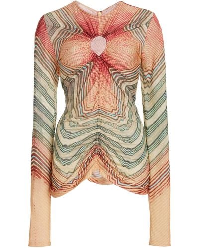 Ulla Johnson Madeline Cutout Top - Pink