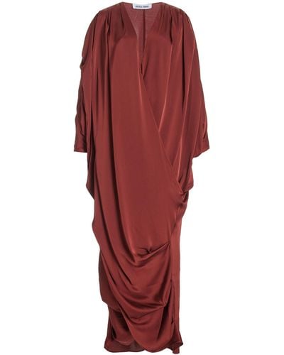 Andrea Iyamah Tibara Kaftan Maxi Dress - Red