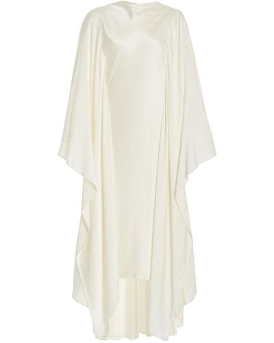Cult Gaia Kesia Silk-blend Gown - White