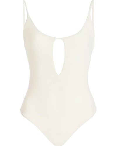 Anemos Keyhole One-piece Swimsuit - White