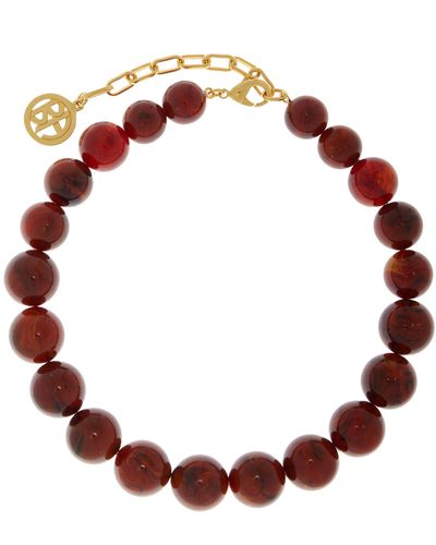 Ben-Amun Exclusive Brooke Beaded Necklace - Red