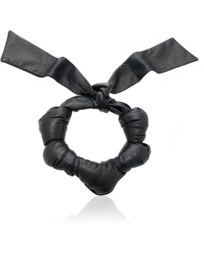 Johanna Ortiz Semi-nomadic Leather Necklace - Black