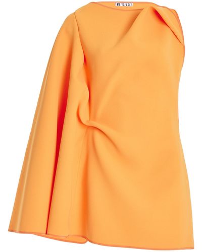 Maticevski Exclusive Prefix Bonded Dress - Orange