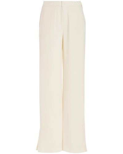 Third Form Day Dreamer Crepe Wide-leg Trousers - White