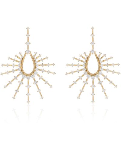 Fernando Jorge Clarity 18k Gold Diamond Earrings - Metallic