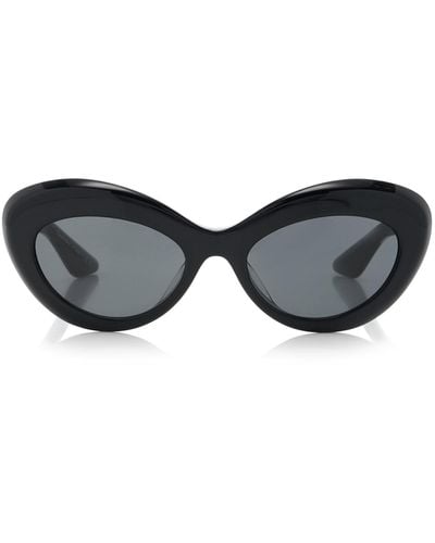 Khaite X Oliver Peoples 1968c Cat-eye Acetate Sunglasses - Black