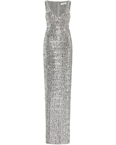 Michael Kors Sequined Gown - Gray