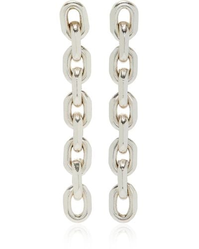 Martine Ali Baby Diamond Sterling Silver Earrings - White