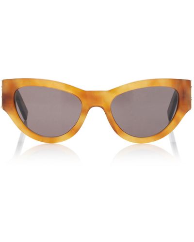 Saint Laurent Cat-eye Acetate Sunglasses - Brown