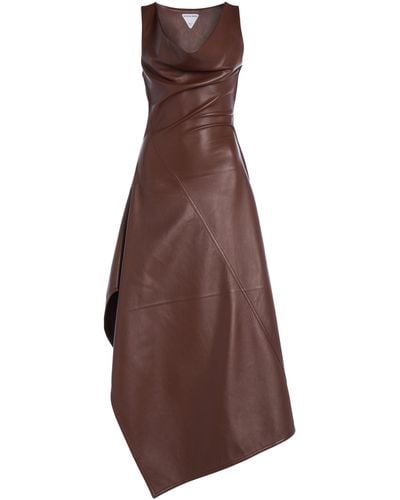 Leather Brown Dresses for Women