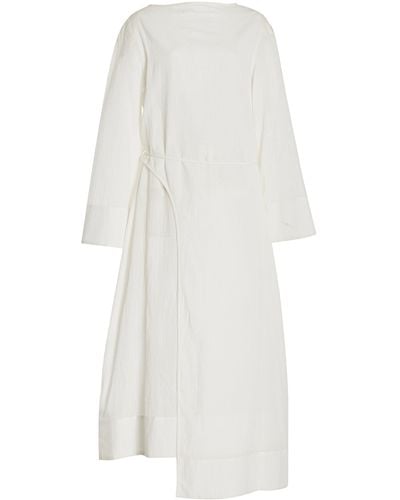 Sir. The Label Exclusive Ischia Layered Silk Maxi Dress - White