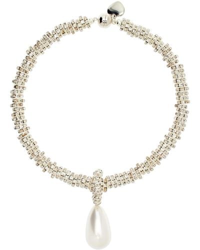 Julietta The Pearl Drop Necklace - White