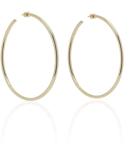 Jennifer Fisher Classic 14k Gold-plated Hoop Earrings - Metallic
