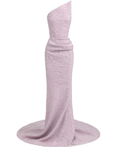 Maticevski Dare Metallic-silk Gown - Pink