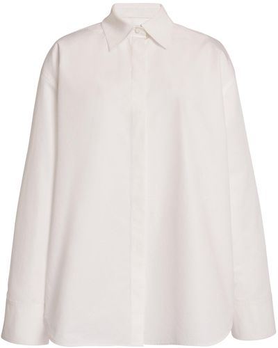 Valentino Garavani Oversized Cotton Shirt - White