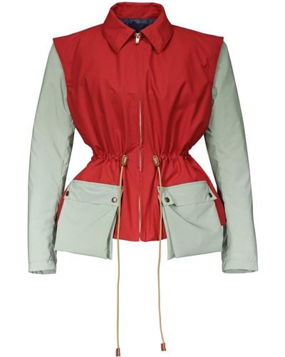 Futur Waxed Cotton Jacket - Red