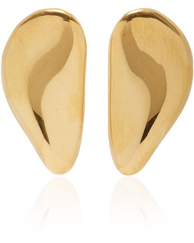 AGMES Catherine Gold Vermeil Earrings - Natural