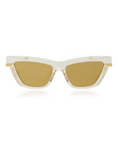 Bottega Veneta Cat-eye Acetate Sunglasses - Yellow
