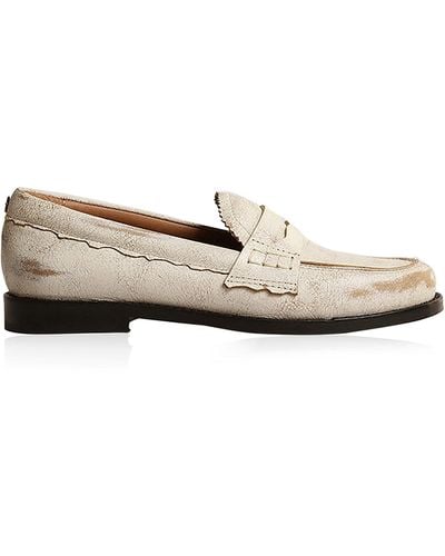 Golden Goose Jerry Leather Slippers - White