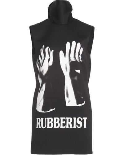 Christopher Kane Rubberist Mini T-shirt Dress - Black