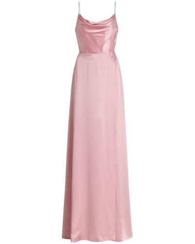 Markarian Exclusive Dashwood Draped Silk Wrap Gown - Pink