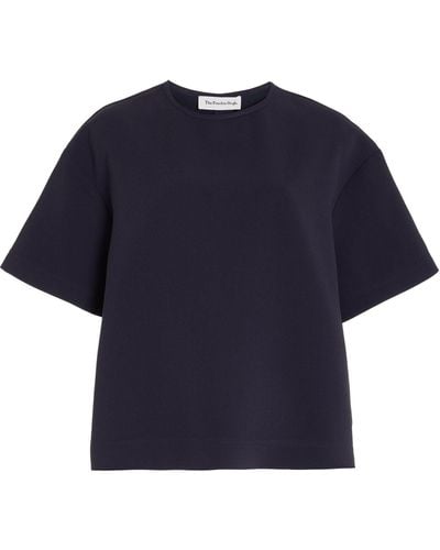 Frankie Shop Sierra Woven T-shirt - Blue