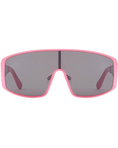 Carolina Lemke x Kim Kardashian West Gemini D-frame Acetate Sunglasses - Pink