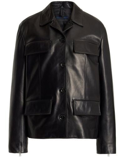 Proenza Schouler Roos Leather Jacket - Black