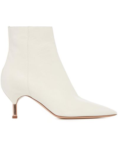 Gabriela Hearst Valeria Leather Boots - White