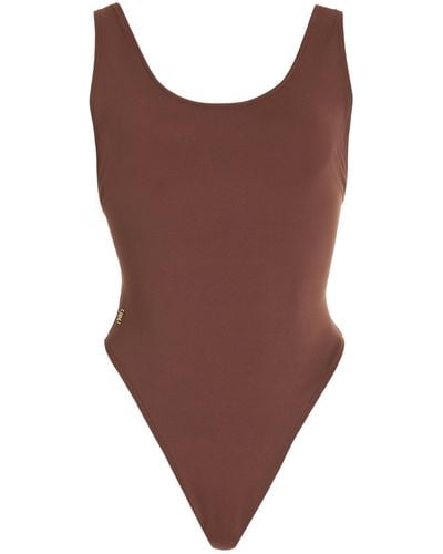 ÉTERNE Exclusive Bella Tank One-piece Swimsuit - Brown
