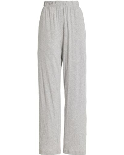 ÉTERNE Cotton-modal Lounge Trousers - Grey