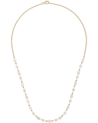 Anita Ko Gemma 18k Yellow Gold Diamond Necklace - White
