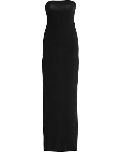ÉTERNE Jersey Maxi Tube Dress - Black