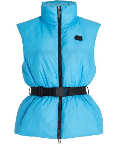 Erin Snow Nix Belted Ski Vest - Blue