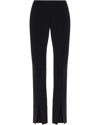 The Row Thilde Slit-detailed Skinny Pants - Blue
