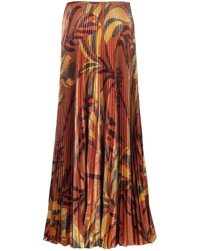 Johanna Ortiz Beyond Convention Pleated Maxi Skirt - Multicolour