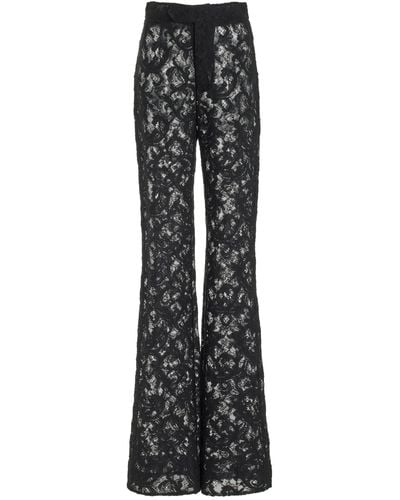 The Vampire's Wife The Immortal Lace Flare Pants - Black