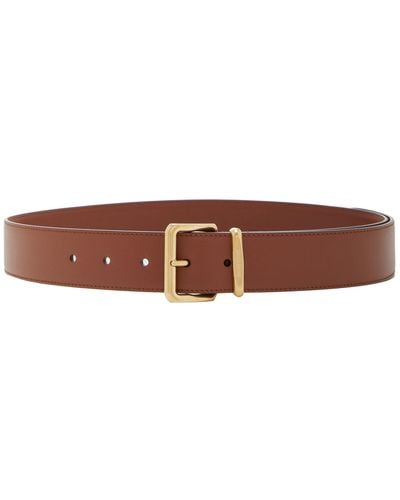 Miu Miu Leather Belt - Brown