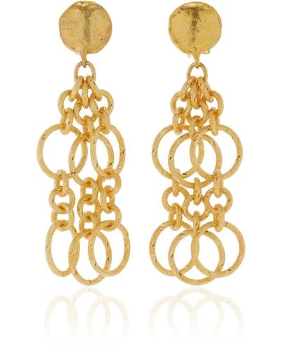Sylvia Toledano Platon 22k Gold-plated Earrings - Metallic