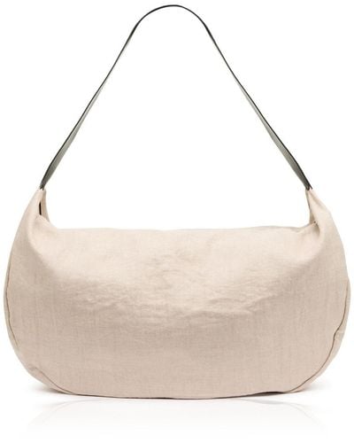 St. Agni Crescent Linen Bag - Natural
