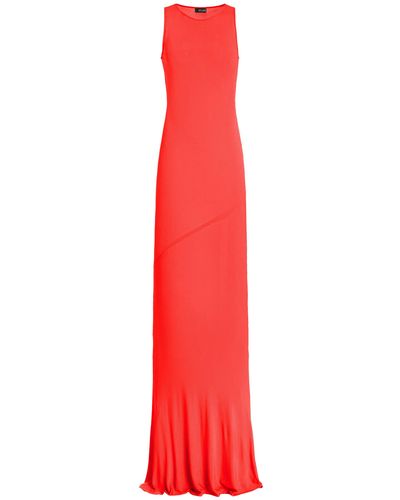 Atlein Stretch-jersey Maxi Dress - Red