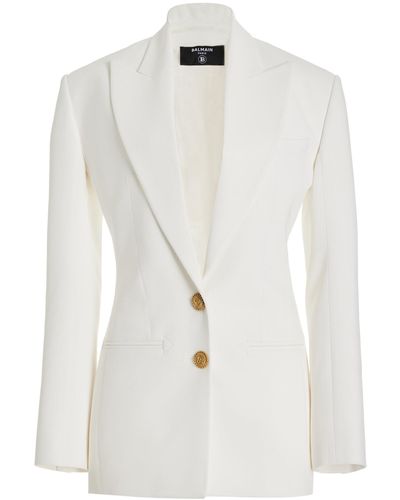 Balmain Phyllis Overall Maxi Dress - White