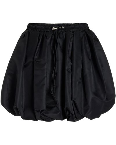 David Koma Puffed Nylon Mini Skirt - Black